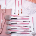 new high-end quality luxury pink makeup brush set